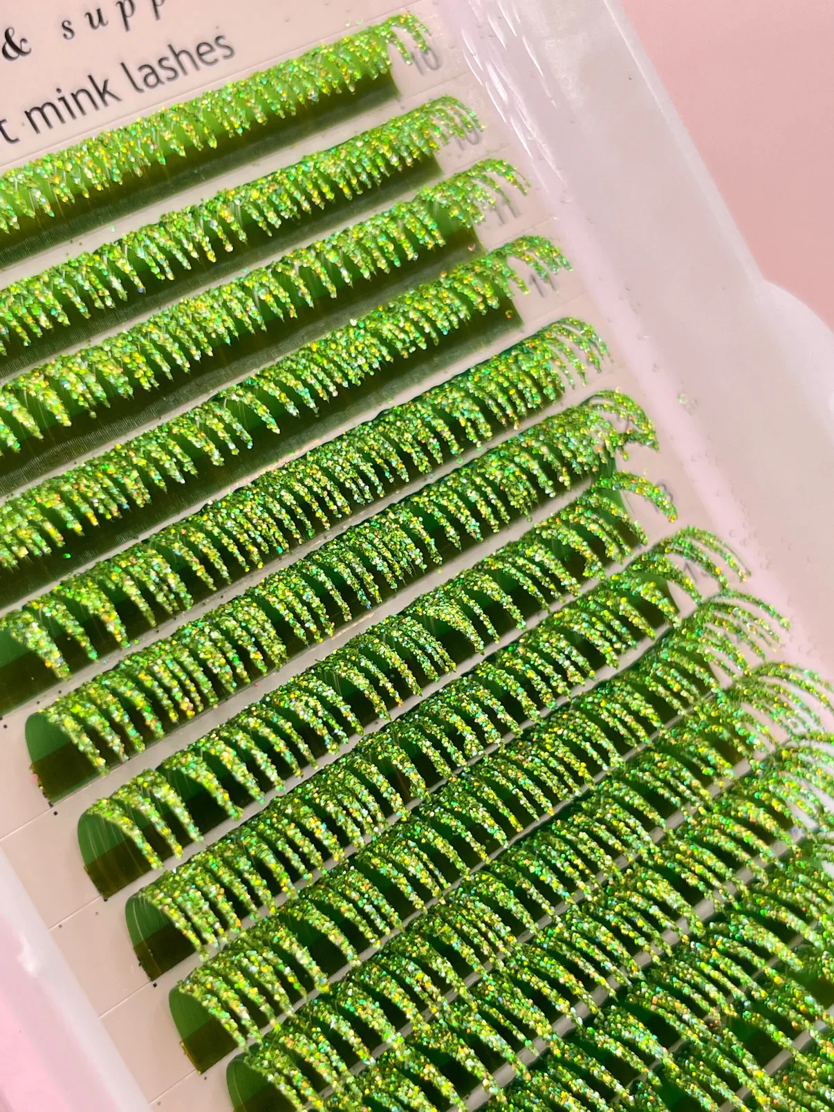 ELAN GLITTER 0.10 D MIX 10-17mm VELVET MINK LASHES - Image 3