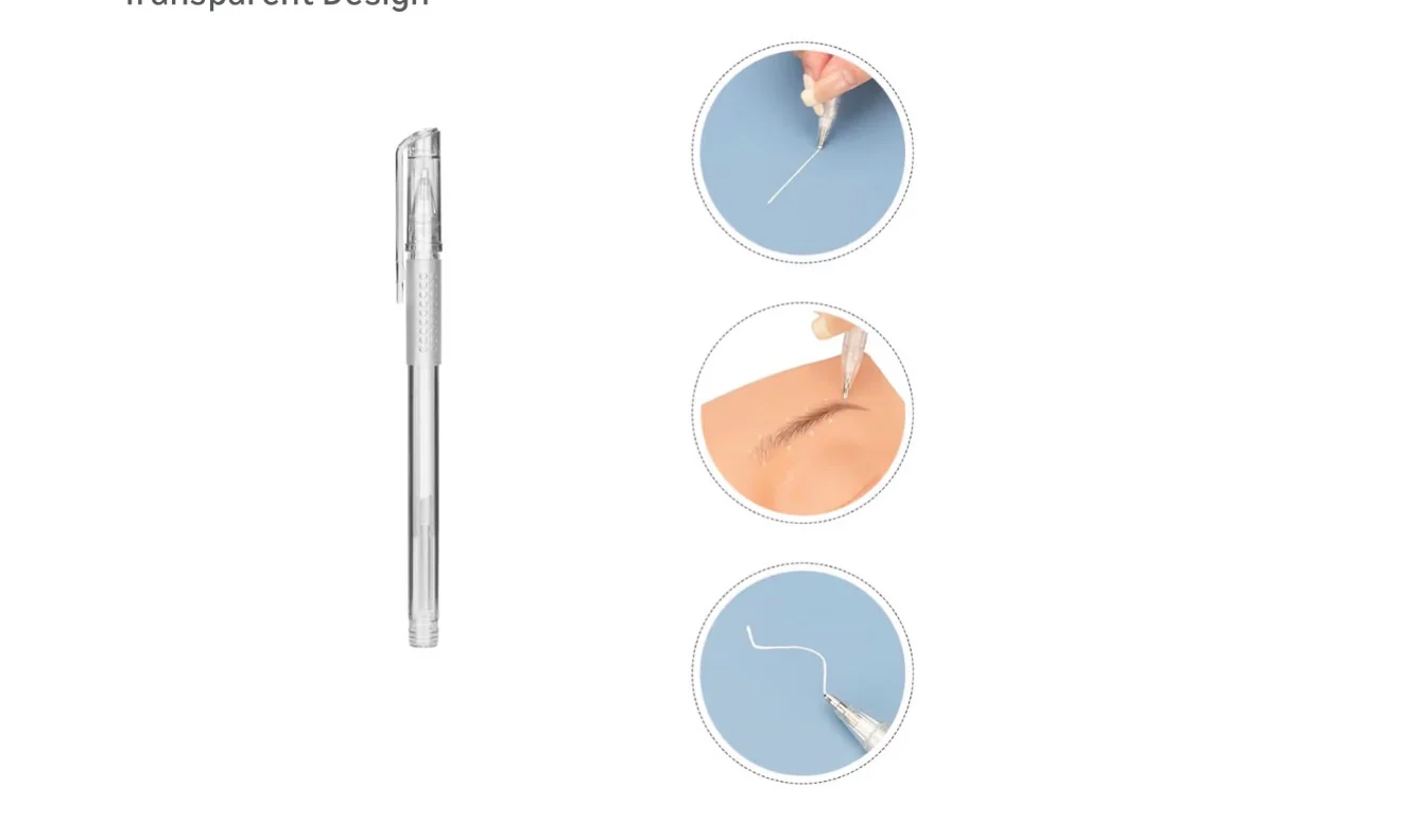 Eyebrow Tool Fine Oil Professional Marking Pen for Precise Eyebrow Mapping - Image 2