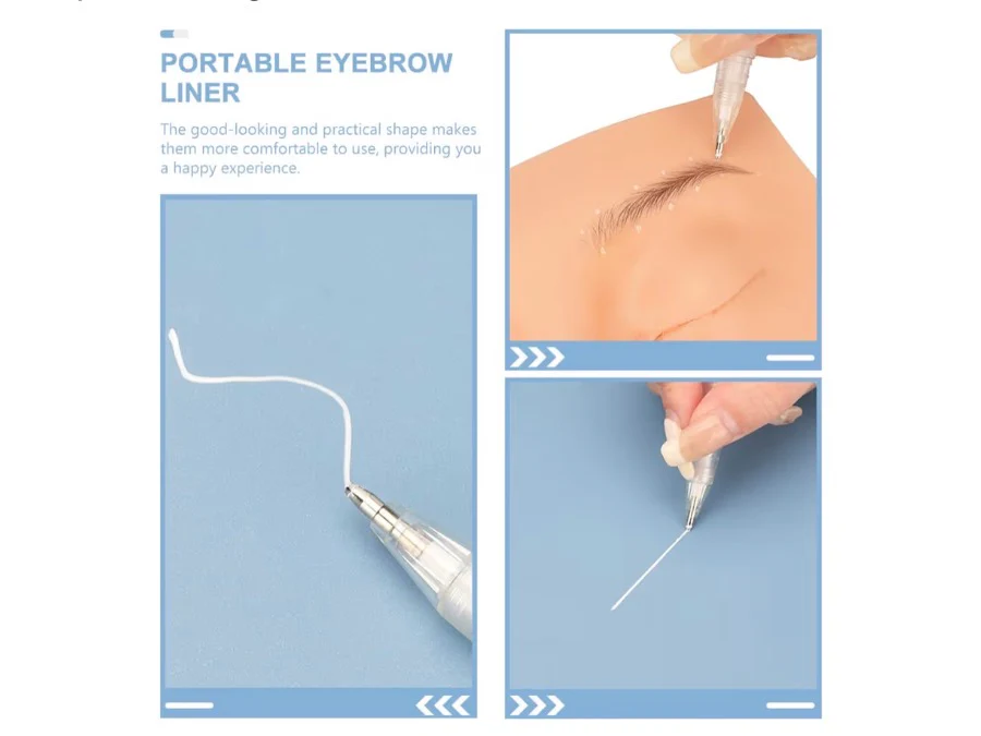 Eyebrow Tool Fine Oil Professional Marking Pen for Precise Eyebrow Mapping - Image 3