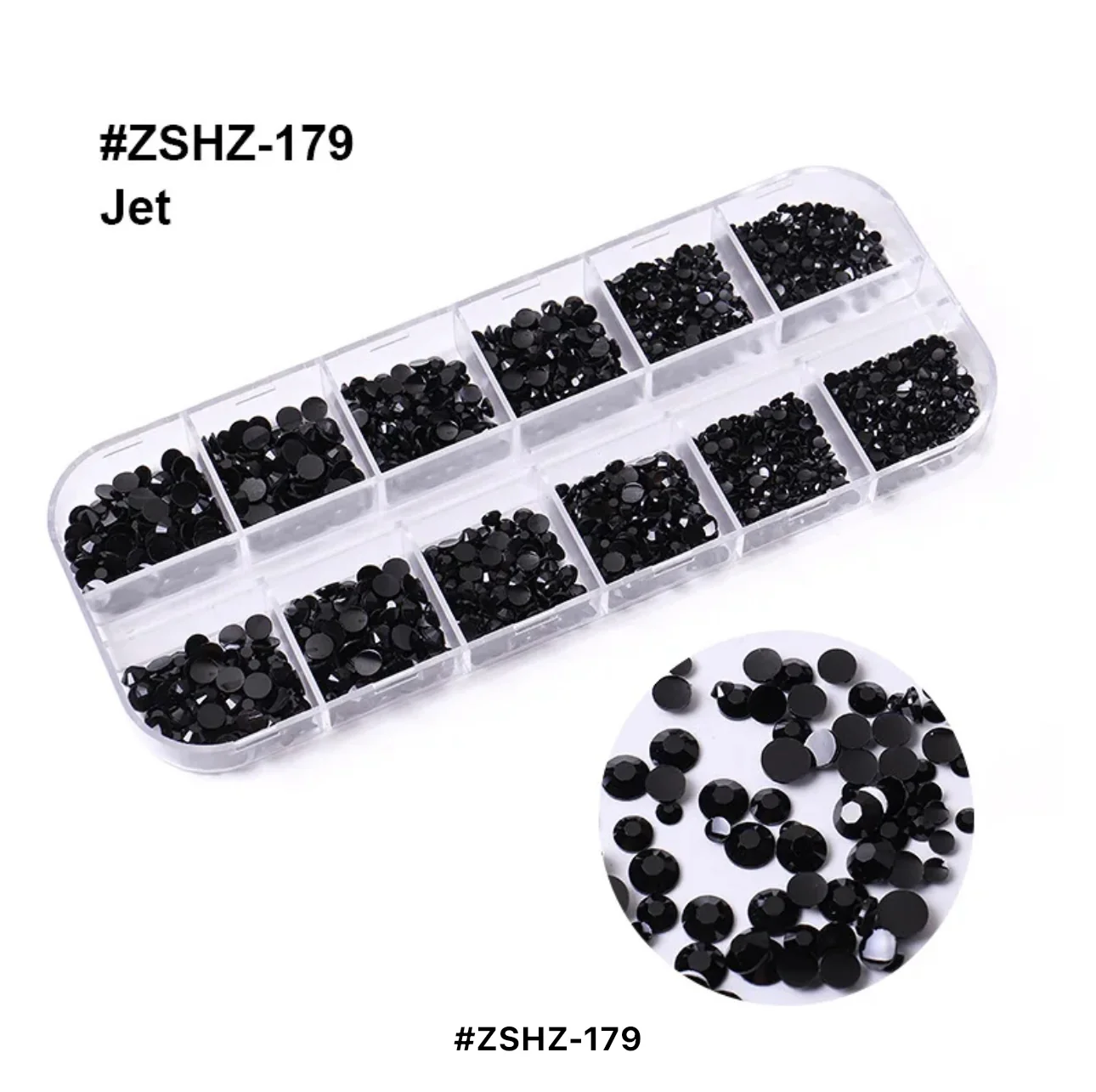Flat Back 12 Grid Rhinestones - Image 6