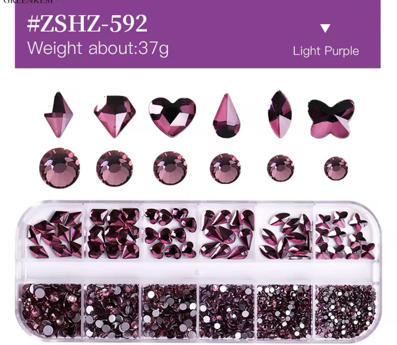 Flat Back Multi-Shaped Rhinestones - Image 11