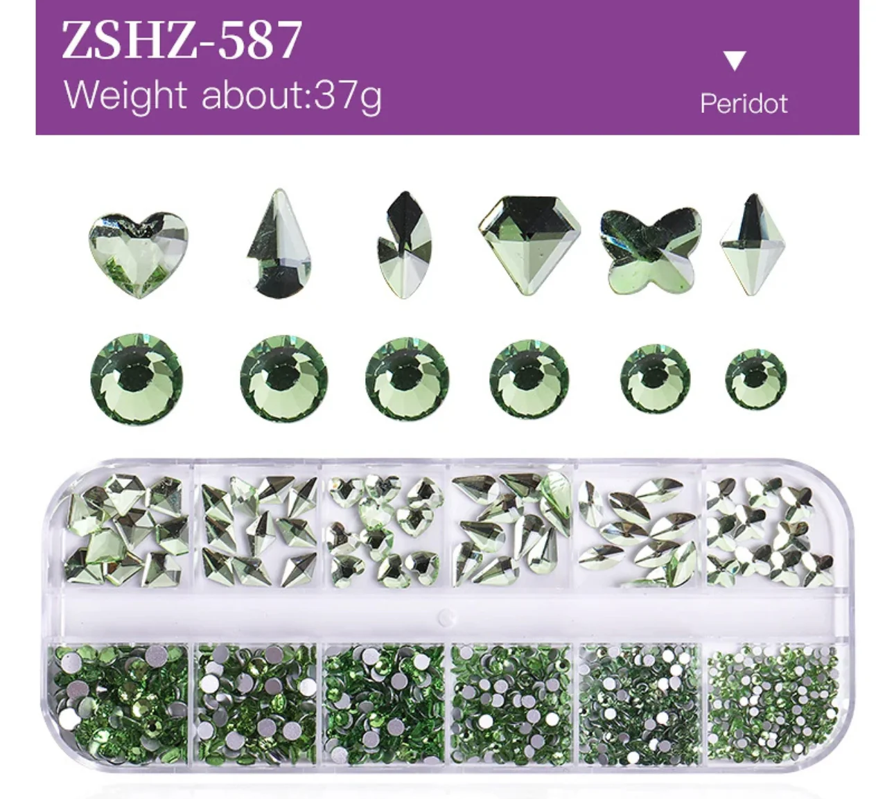 Flat Back Multi-Shaped Rhinestones - Image 6