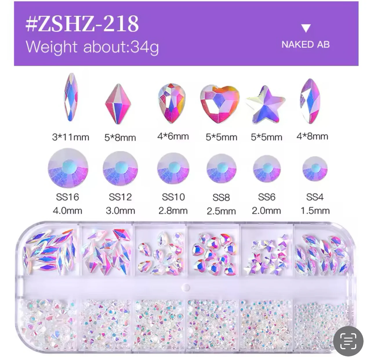 Flat Back Multi-Shaped Rhinestones - Image 8