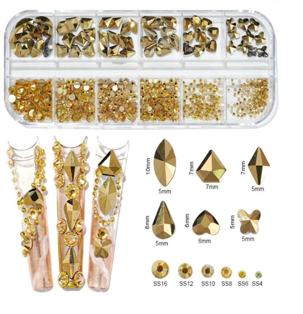 Flat Back Multi-Shaped Rhinestones - Image 11