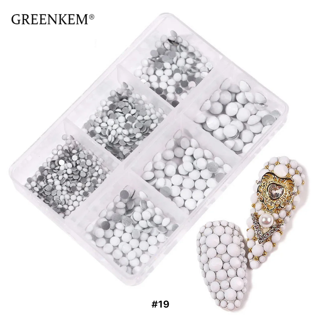 Flat Back Muti Size Nail Rhinestones - Image 7