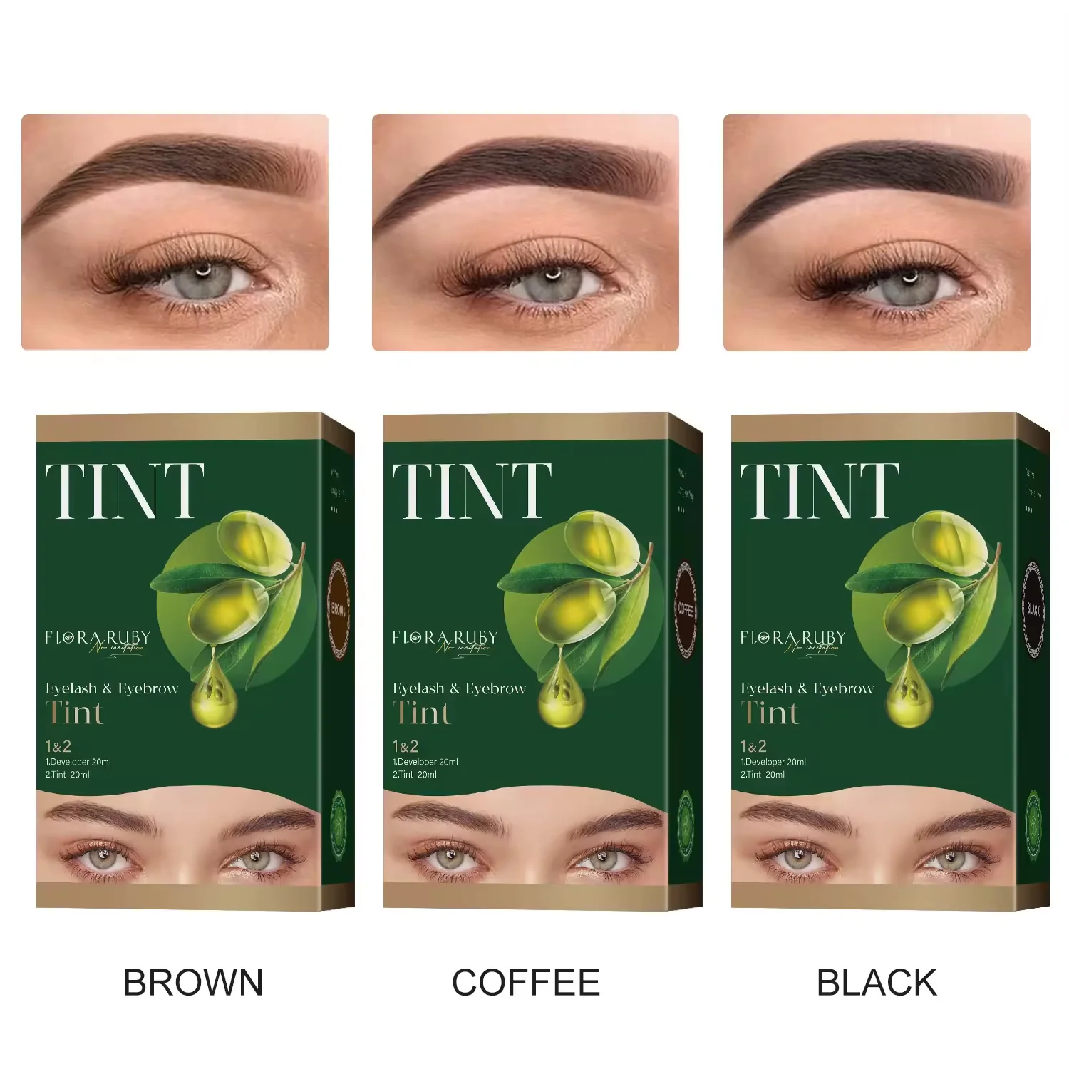 Flora Ruby Eyelash & Brow Tint