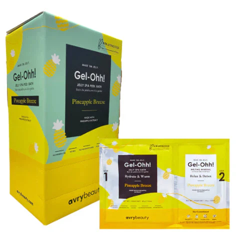 Gel-Ohh!! Jelly Spa Bath Box - Pineapple Breeze 30ct