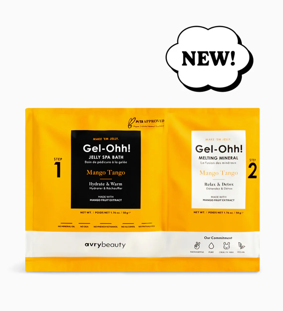 Gel-Ohh! Jelly Spa Bath- Mango Tango