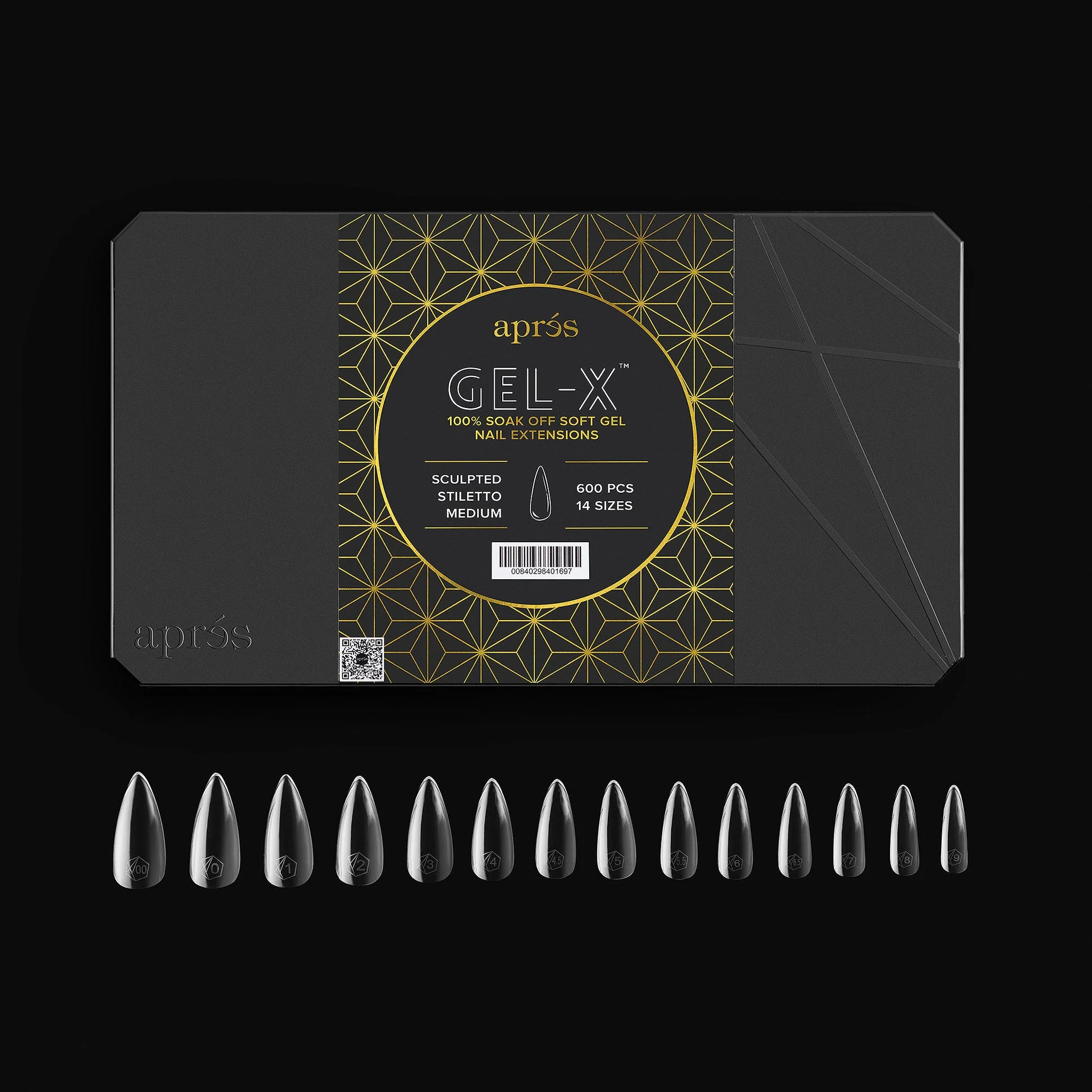 Apres Gel-X® Sculpted Stiletto Box of Tips - PRO (600 PC) - Image 2