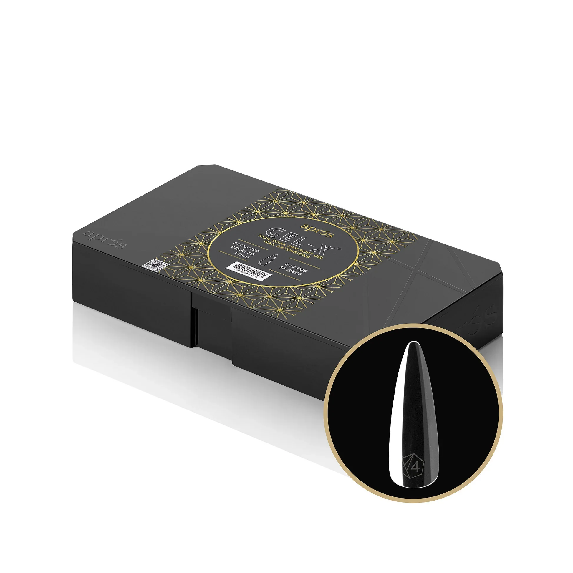 Apres Gel-X® Sculpted Stiletto Box of Tips - PRO (600 PC) - Image 4