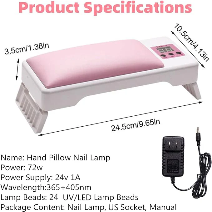 Hand Pillow Nail Enhancement Lamp - Image 3