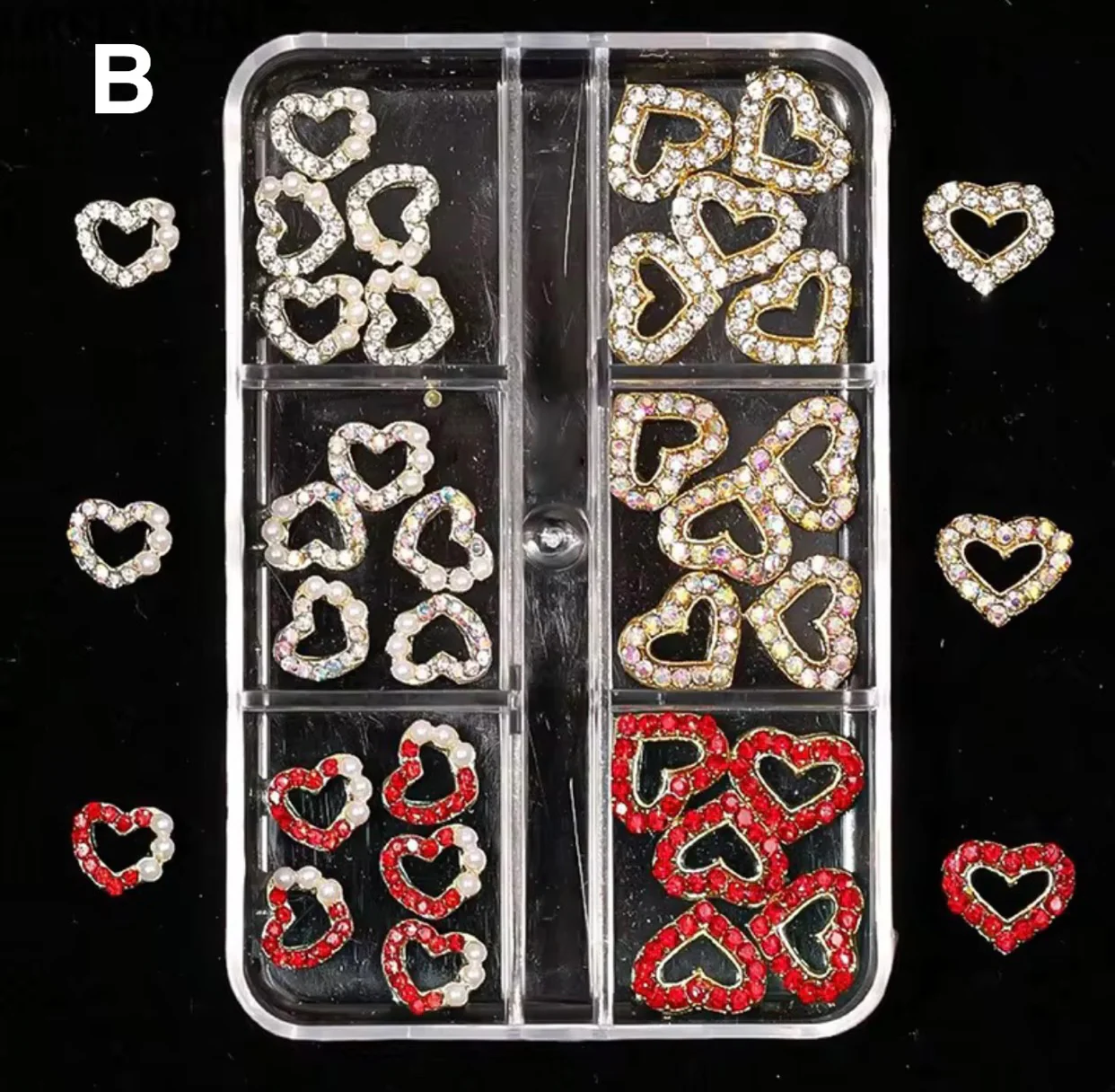 Heart Nail Decals Pack - Image 2