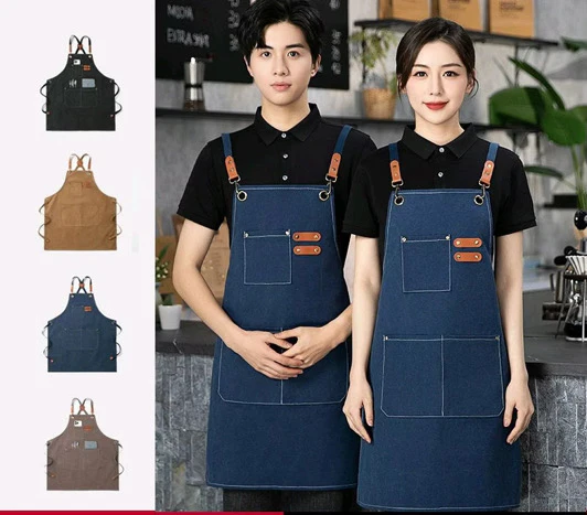 Heavy Duty Apron with Pockets - Image 2