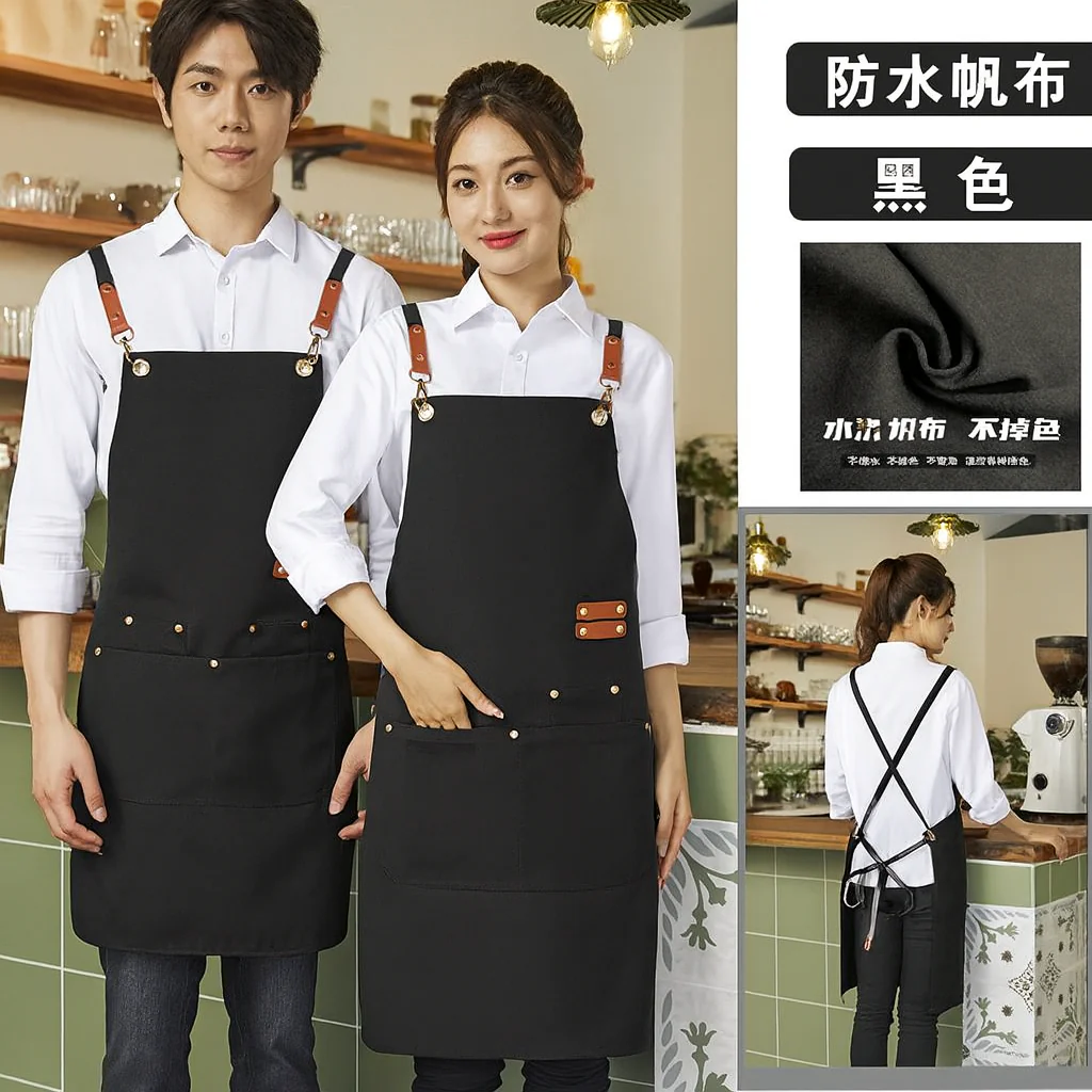 Heavy Duty Apron with Pockets - Image 3