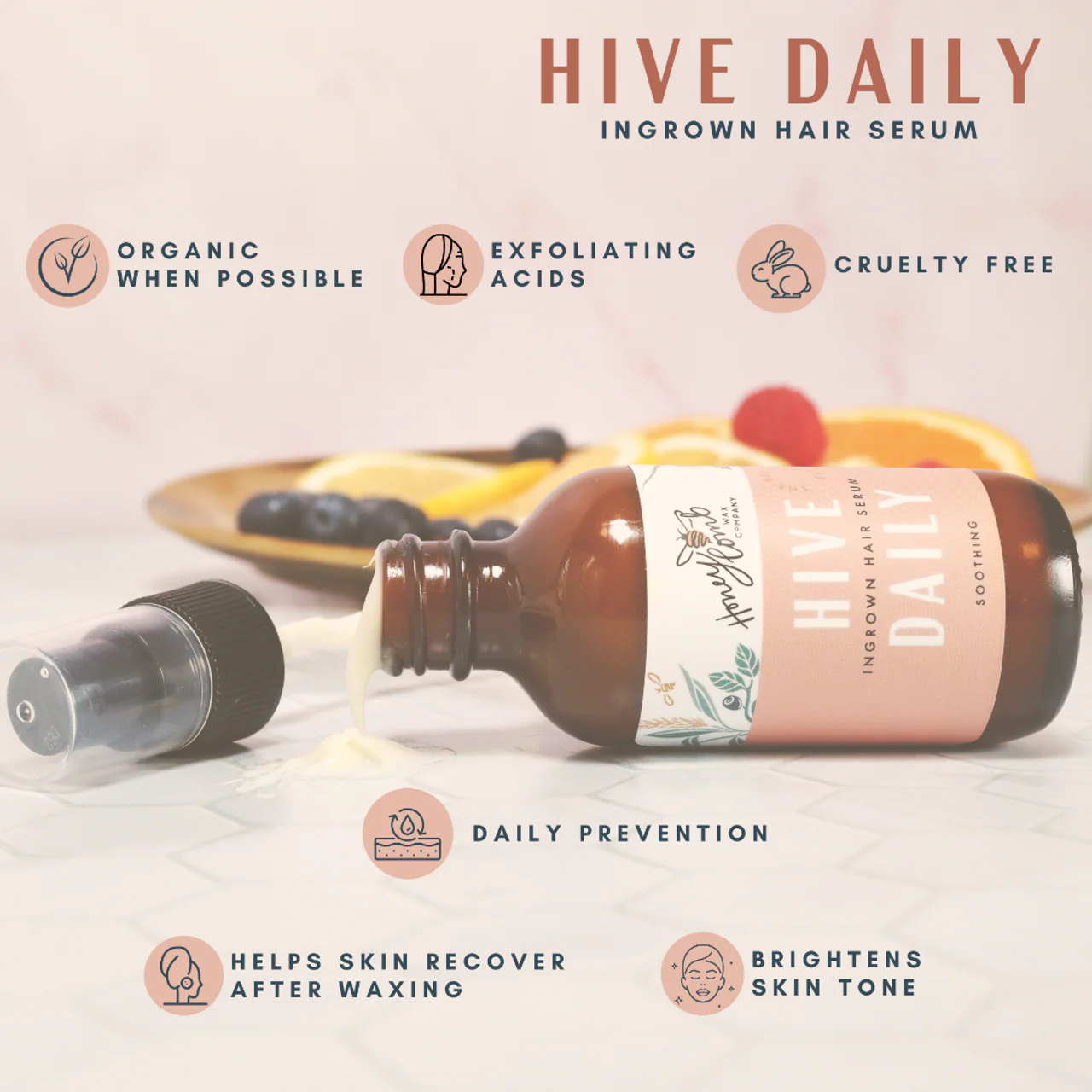 Honey Comb Wax Co. INGROWN HAIR SERUM | HIVE DAILY - Image 4