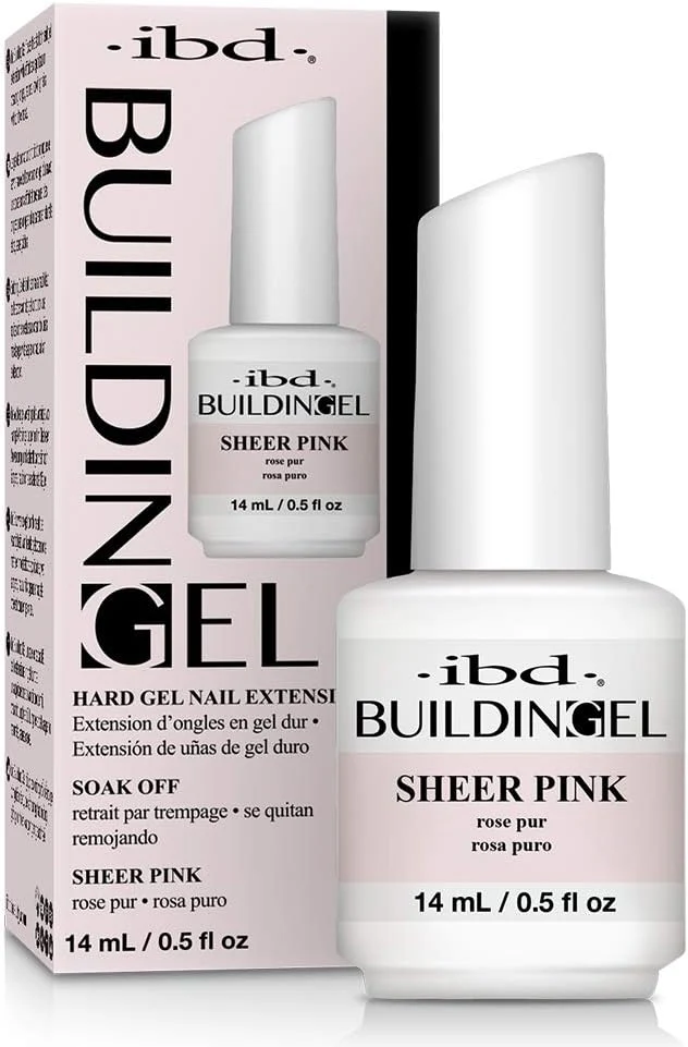 IBD Building Gel, 0.5 fl oz, Sheer Pink