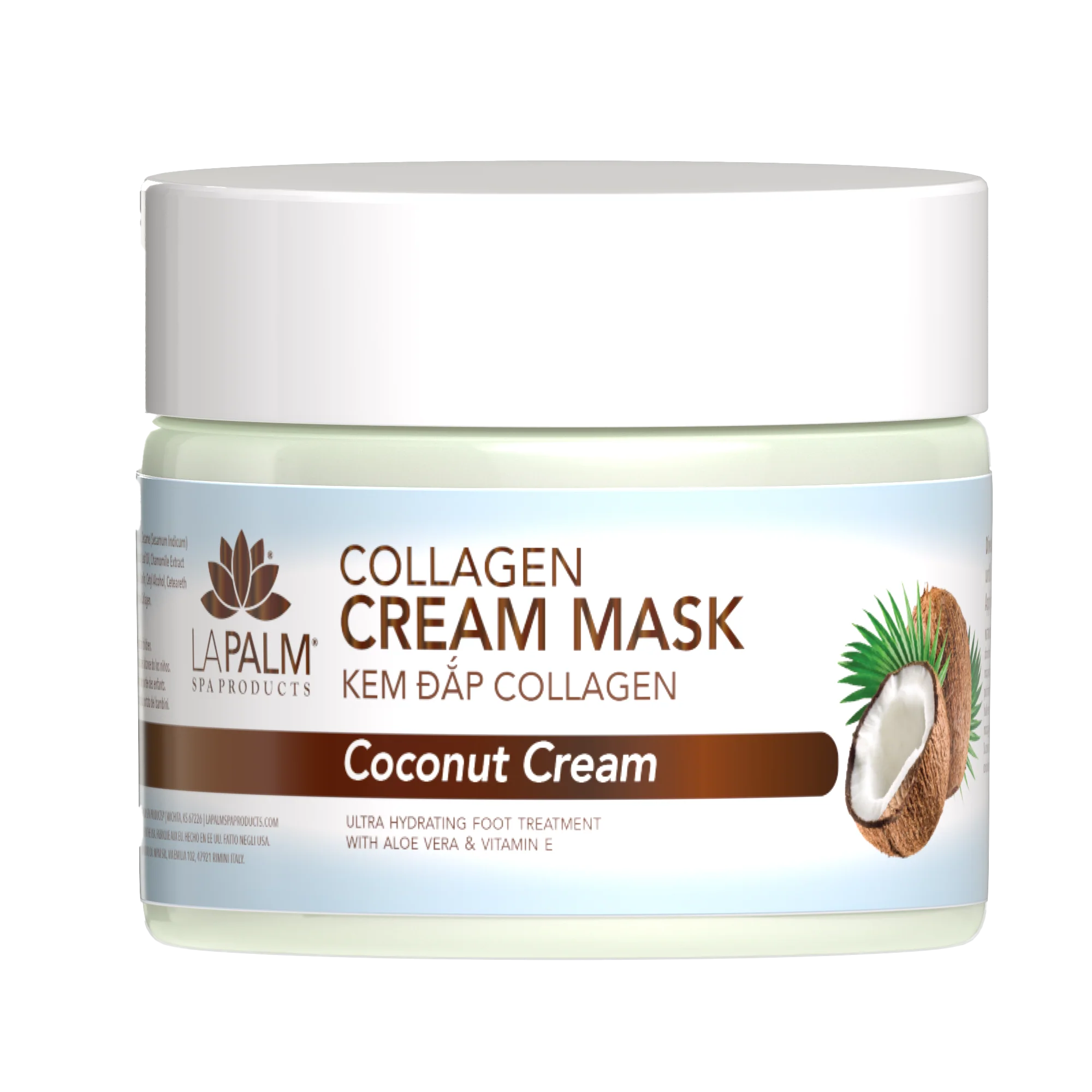 LA PALM Collagen Cream Mask “Coconut Cream” 12oz