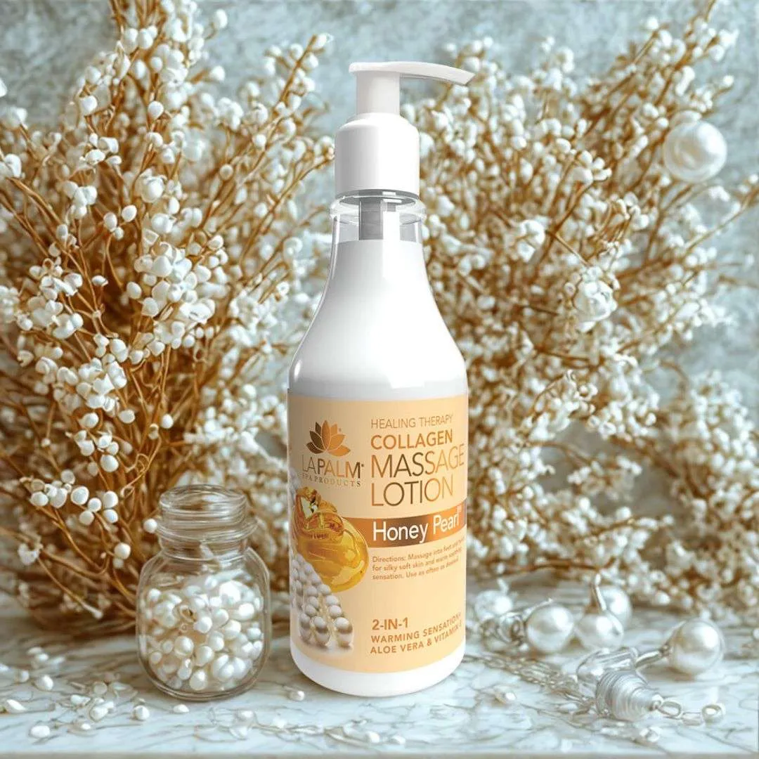 LA PALM Healing Therapy Massage Lotion “Honey Pearl"