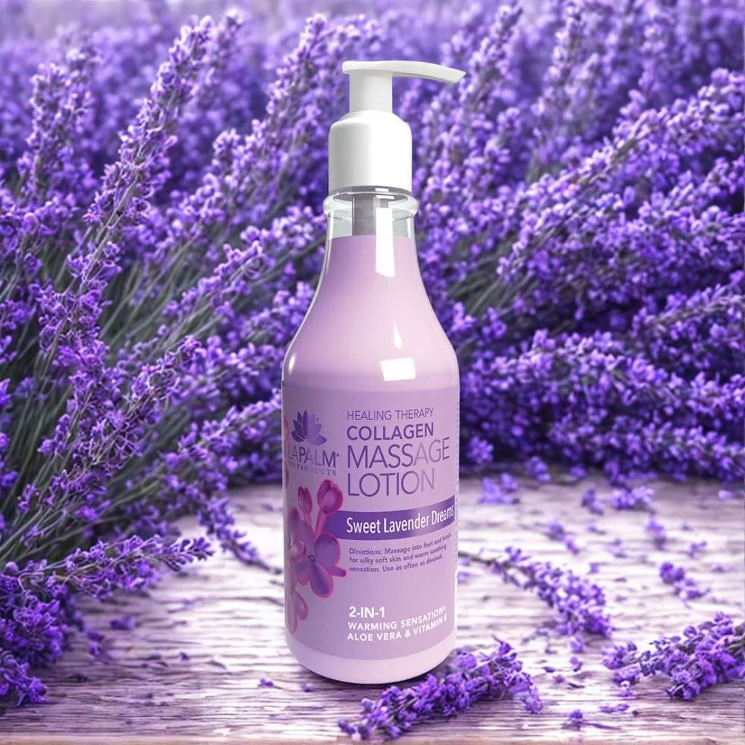 LA PALM Healing Therapy Massage Lotion "Sweet Lavender Dreams"