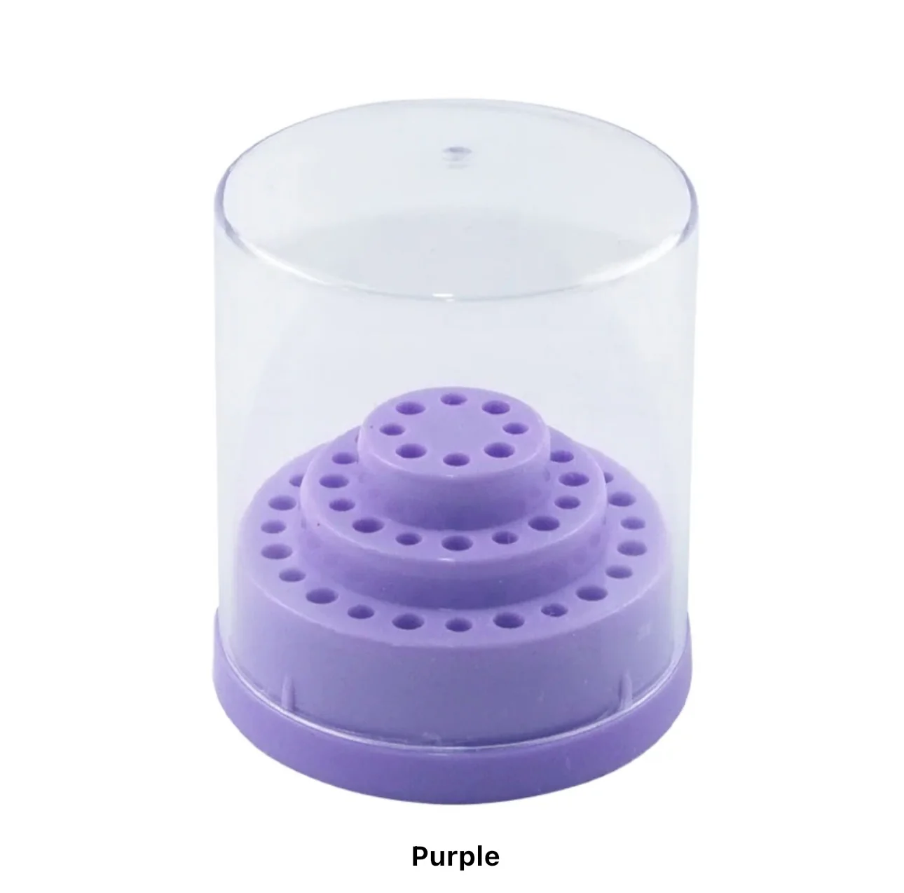 Large Round Drill Bit Case With Lid - Image 3
