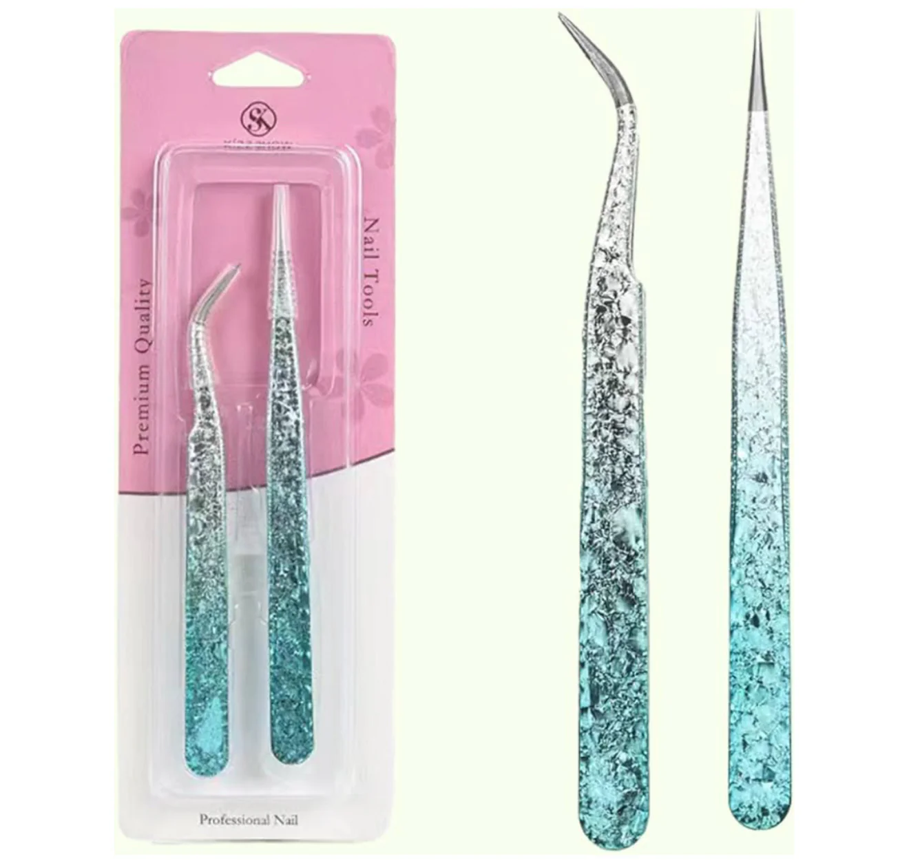 Lash Extensions Tweezers 2pc. - Image 2