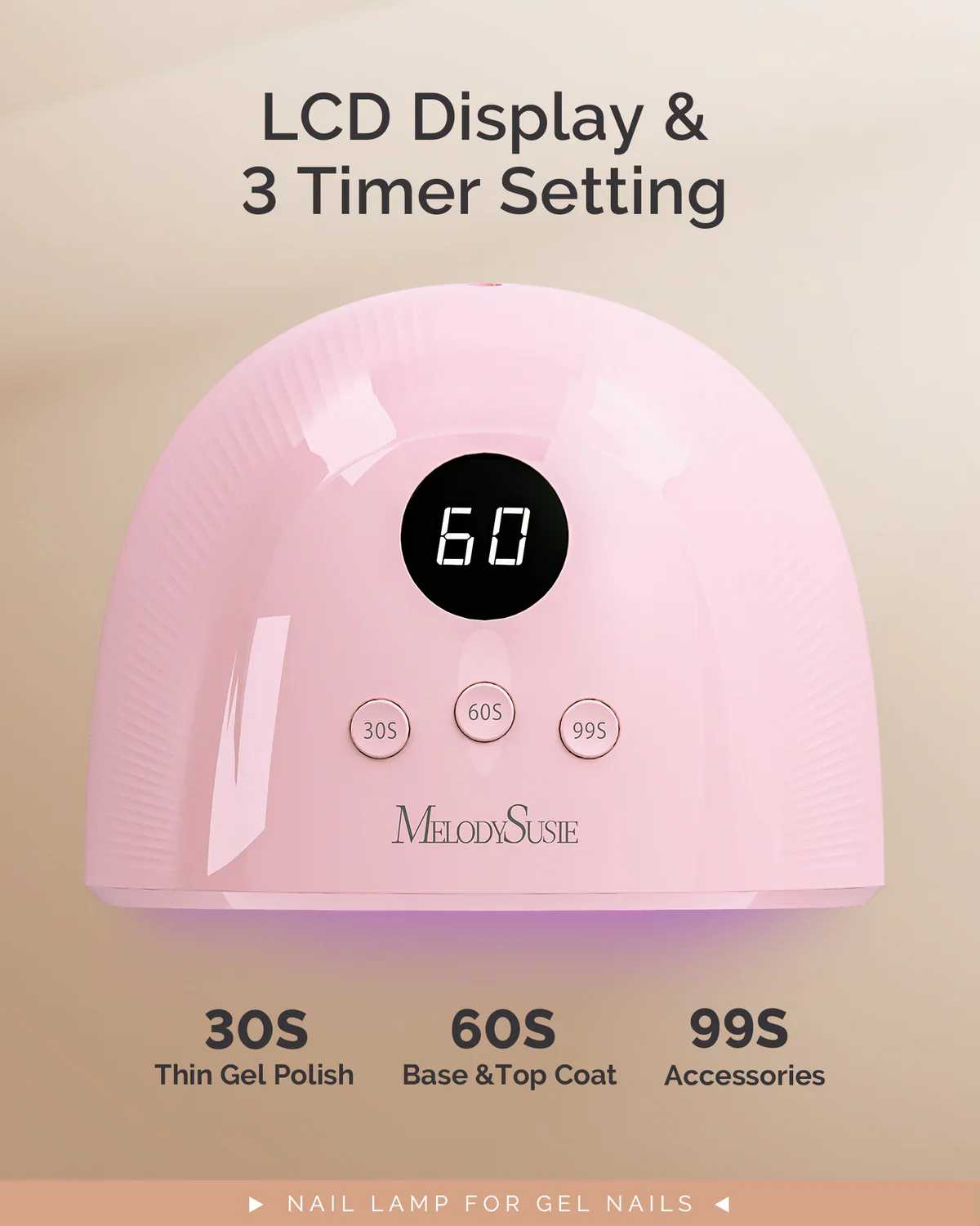 MelodySusie PLUS30F UV/LED Nail Lamp - Image 3