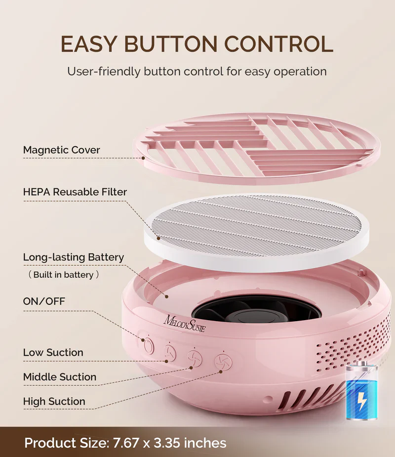 MelodySusie SPro Dust Collector (Cordless &Rechargeable) - Image 4