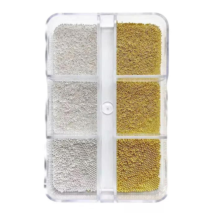Metal Caviar Beads