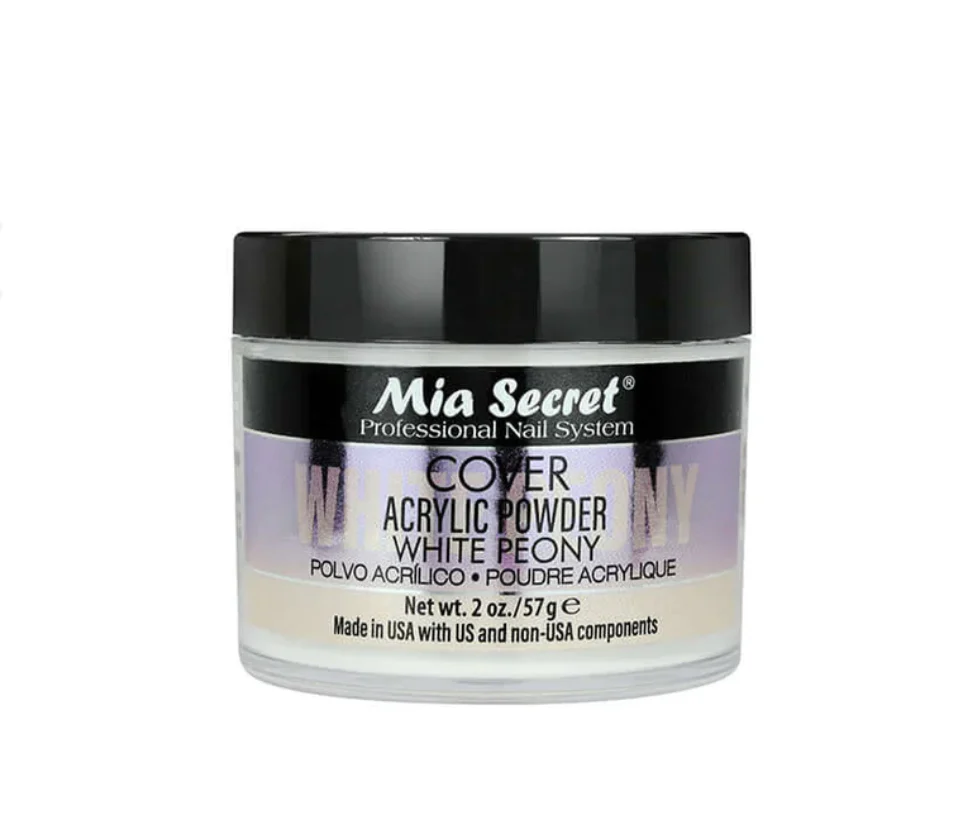 Mia Secret "White Peony" Cover Acrylic Powder - Image 2