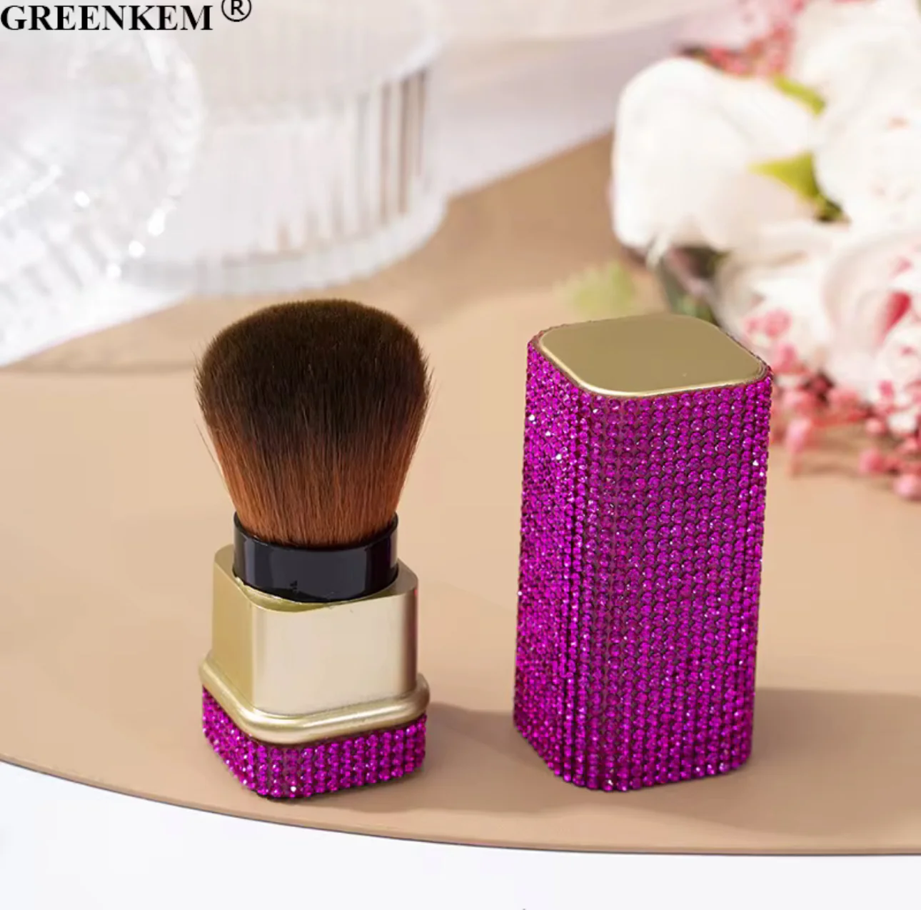 Mini Rhinestone Dust Brush