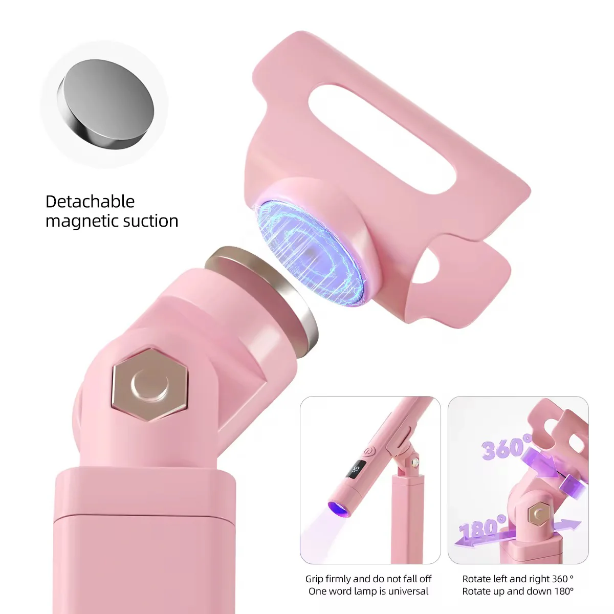 Mini Stand Nail Lamp with Silicone Head - Image 4