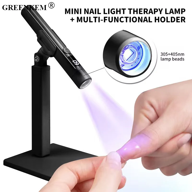 Mini Stand Nail Lamp with Silicone Head - Image 7