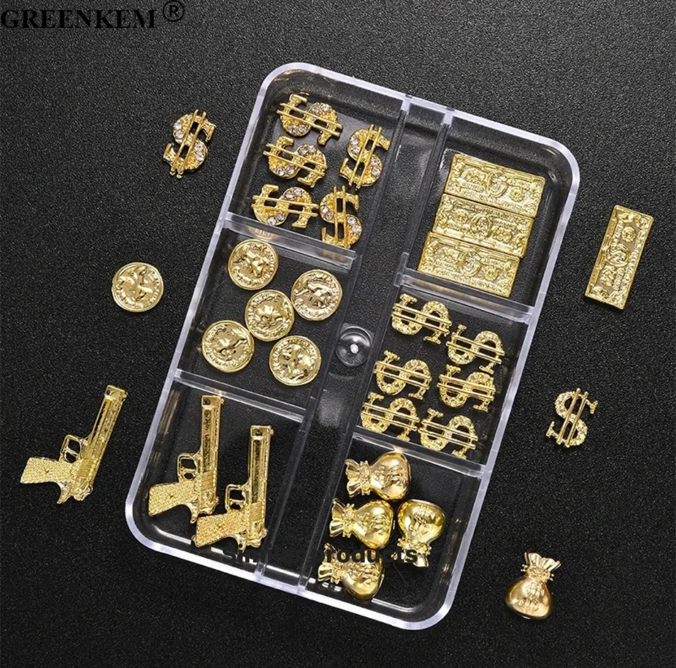 Money Nail Charms