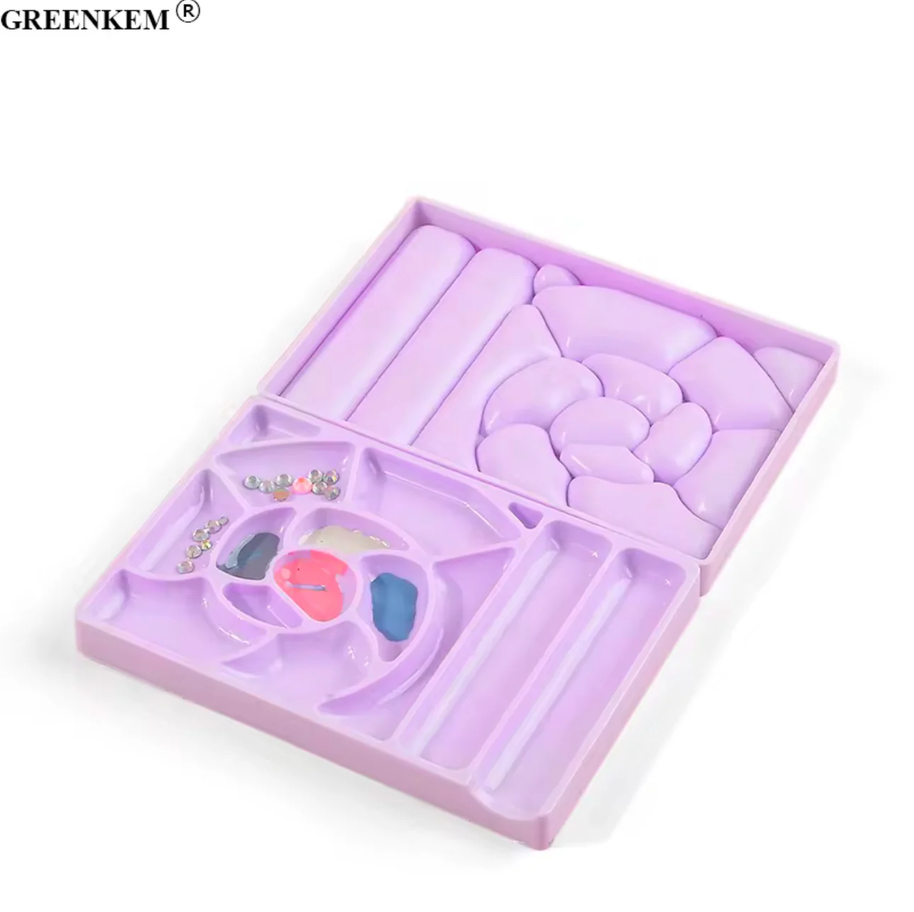 Multi Grid Plastic Nail Palette - Image 4