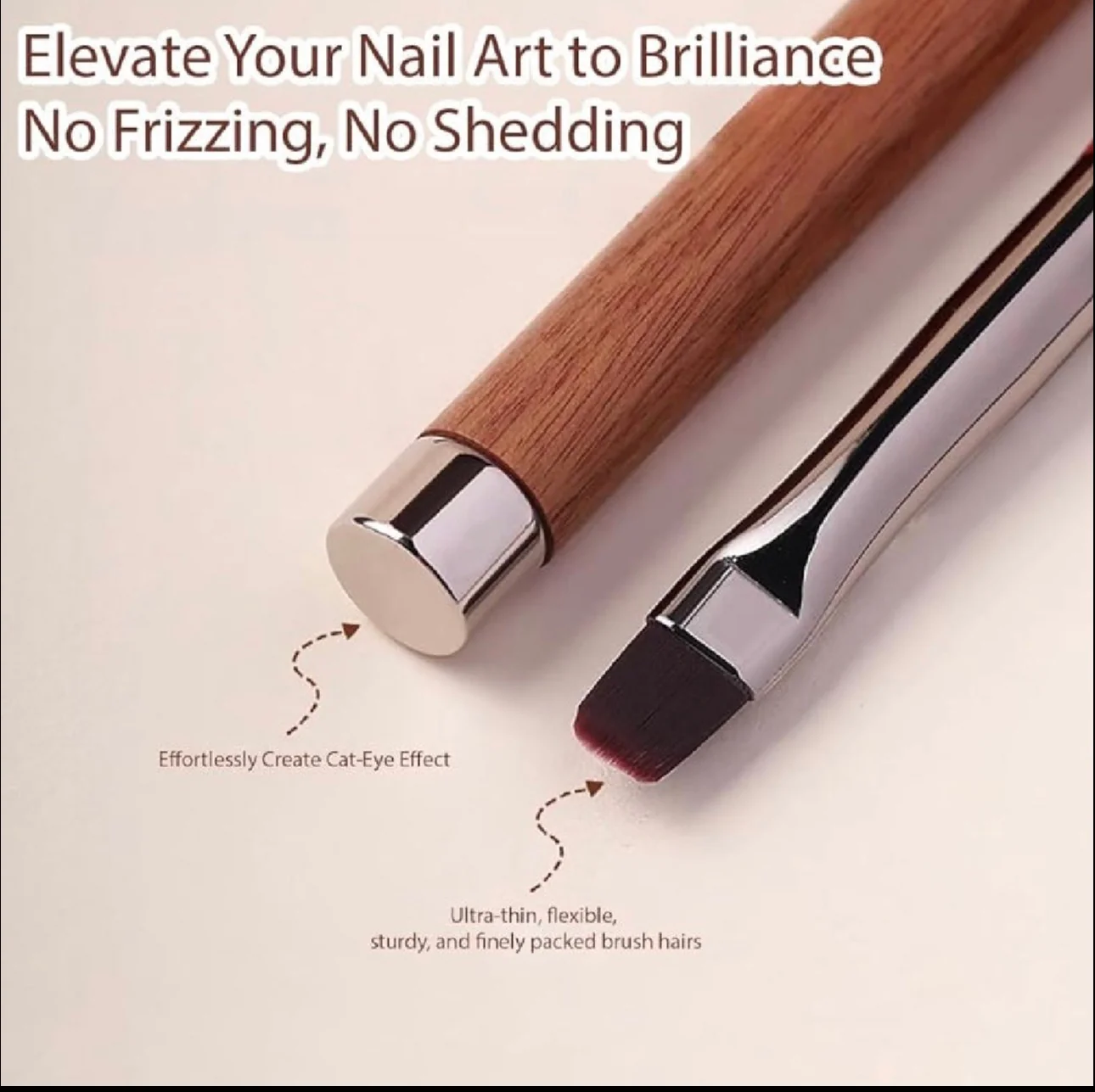 Nail Art Brush with Cat-eye Magnet - Image 2