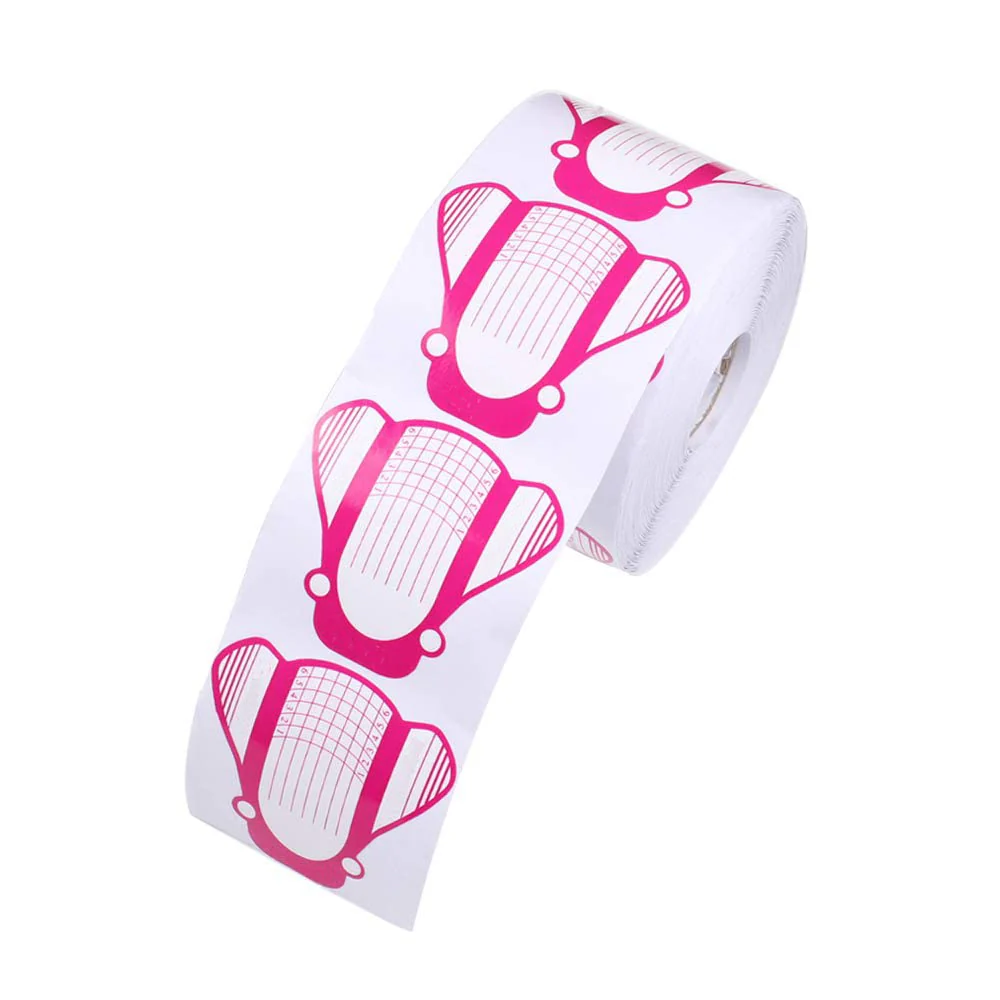 Nail Forms Pink 100pcs - Image 2
