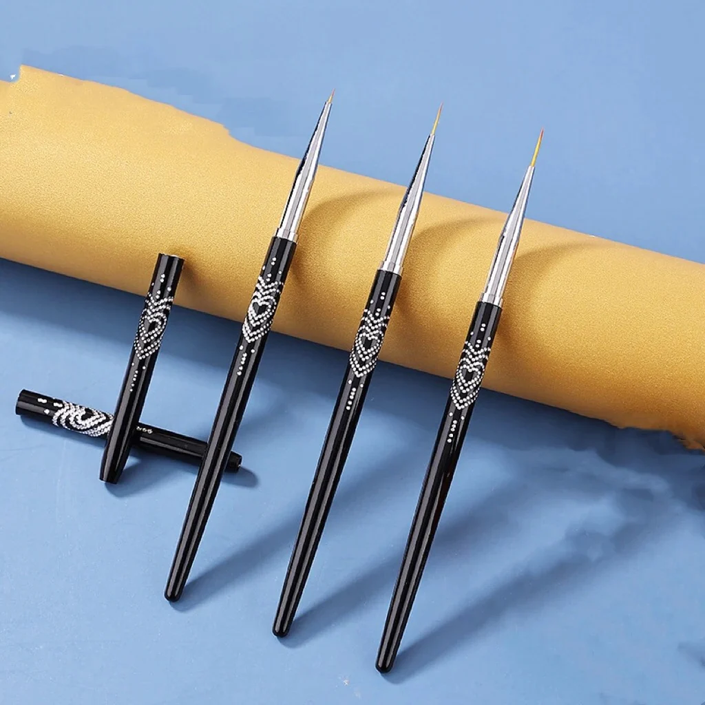 Nail Liner Brush Set 3pc - Image 2