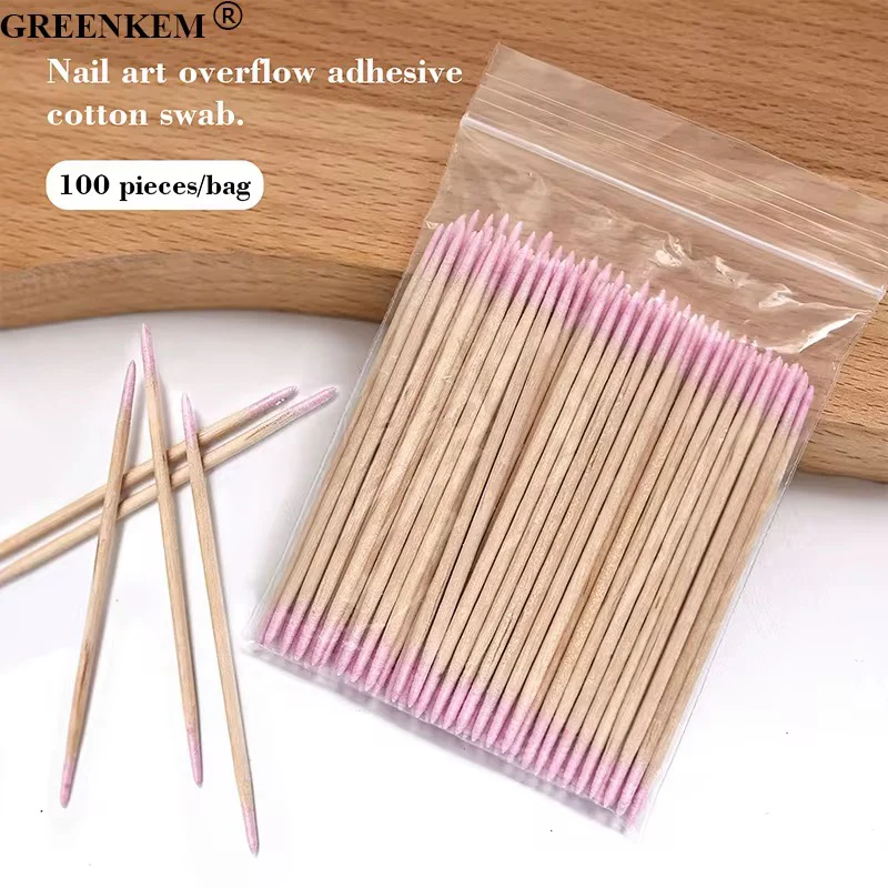 Nail Precision Cotton Swab Tip 100pcs - Image 4