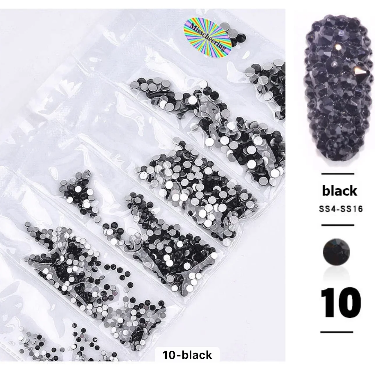 Nail Rhinestones Mixed Sizes 1728pc - Image 15