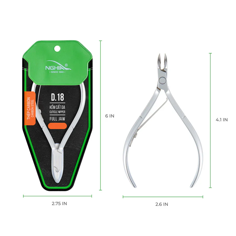 NGHIA Cuticle Nipper D.18 (Hard Steel) - Image 3