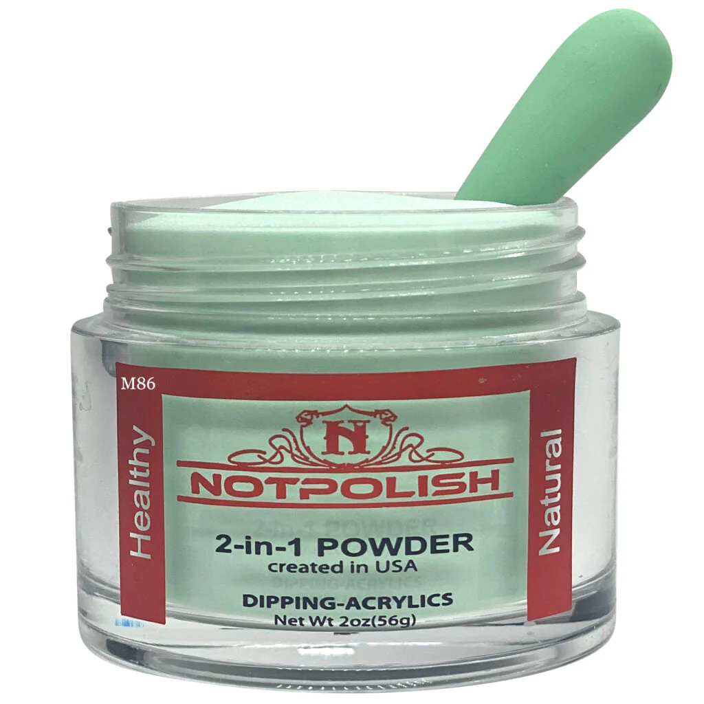 NOTPOLISH M86 BLOOMING MINT POWDER - Image 4