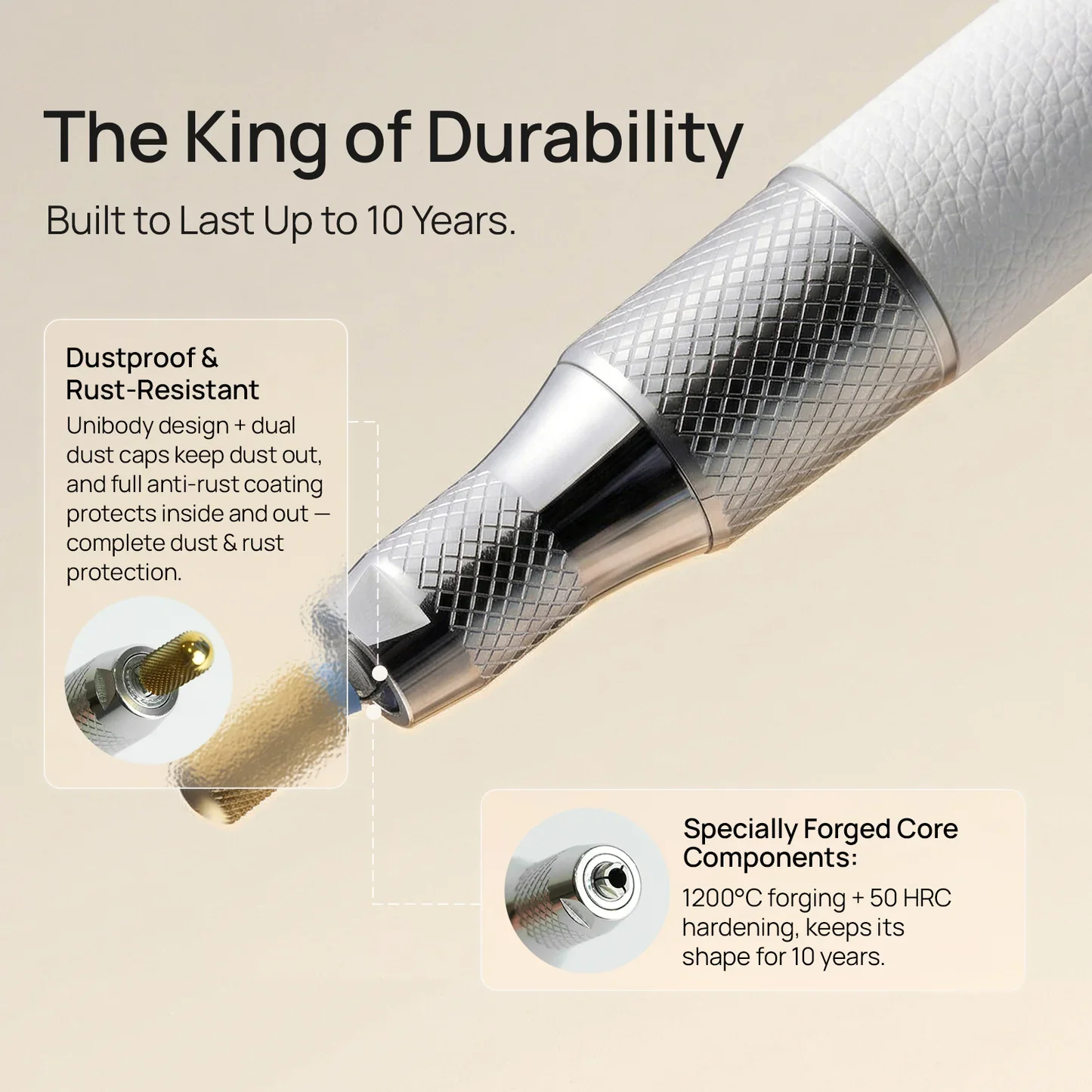 O NAIL AI Precision Nail Drill – Professional Electric Nail File with 50,000 RPM - Image 3