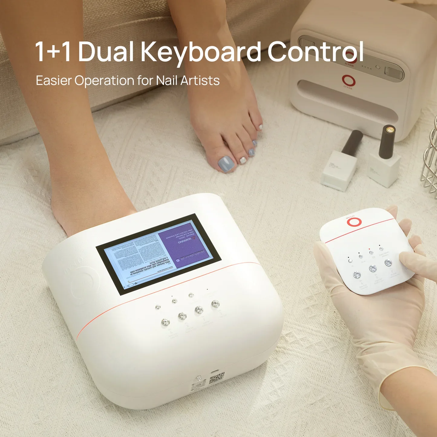 O Nail Wireless Keyboard for AI Nail Lamp - Image 3