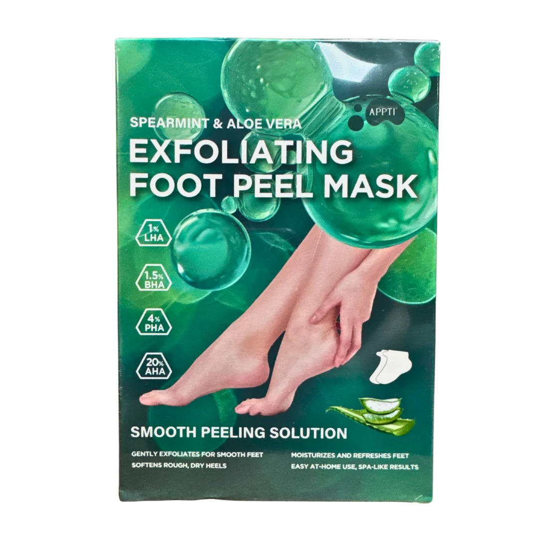 Exfoliating Foot Peel Mask 5 Pairs - Image 2
