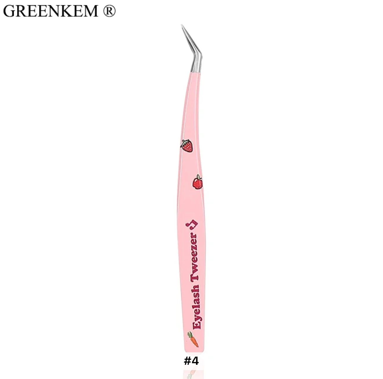 Pink Fruit & Veggie Eyelash Extension Lash Tweezers - Image 3