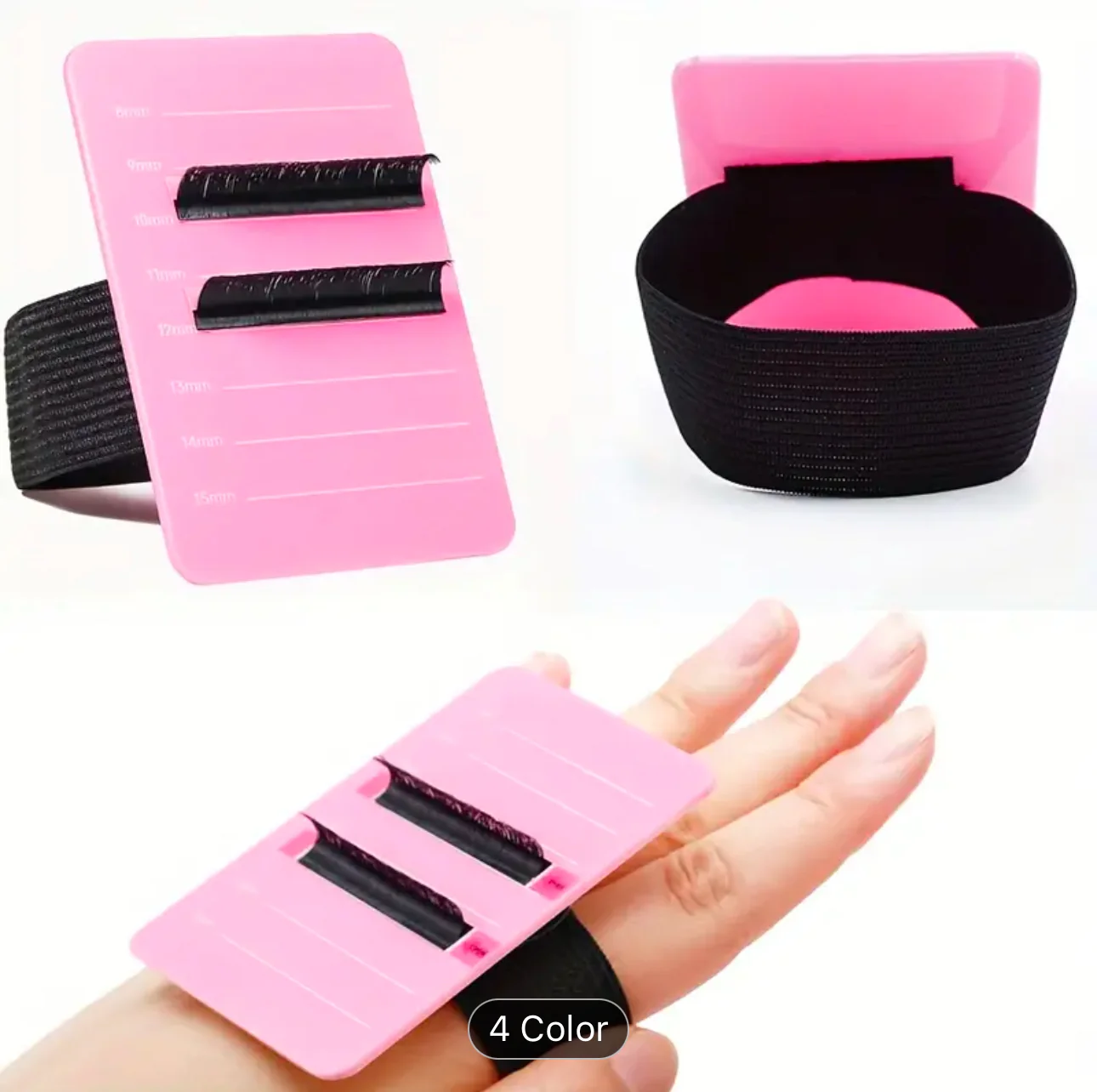 Pink Lash Tile with Wrist Band - Image 2
