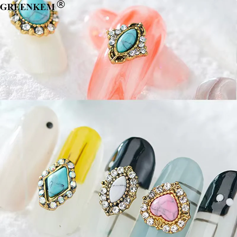 Retro Vintage Nail Charms 2pc In a Pack - Image 3