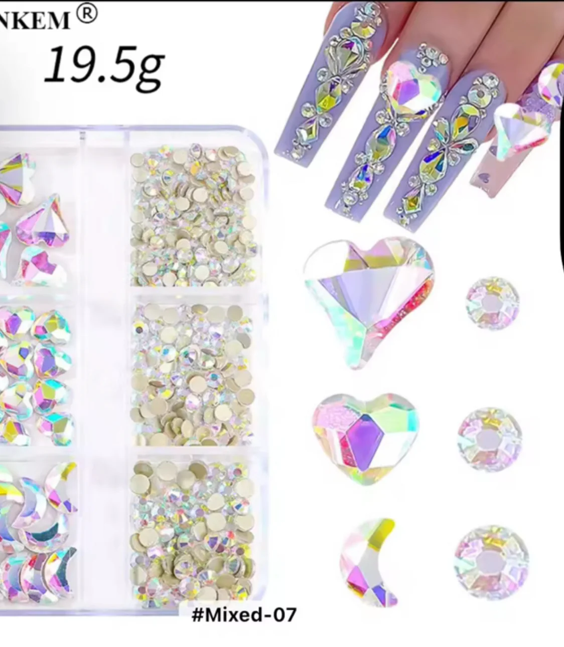 Rhinestone Assorted 6 Grid Pack - Image 5