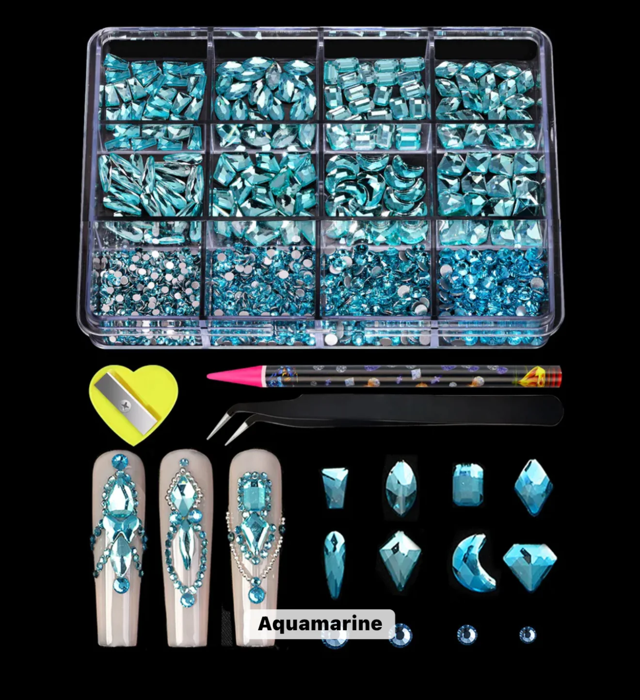 Rhinestone Diamond Pack with Wax Pencil & Tools - Image 10