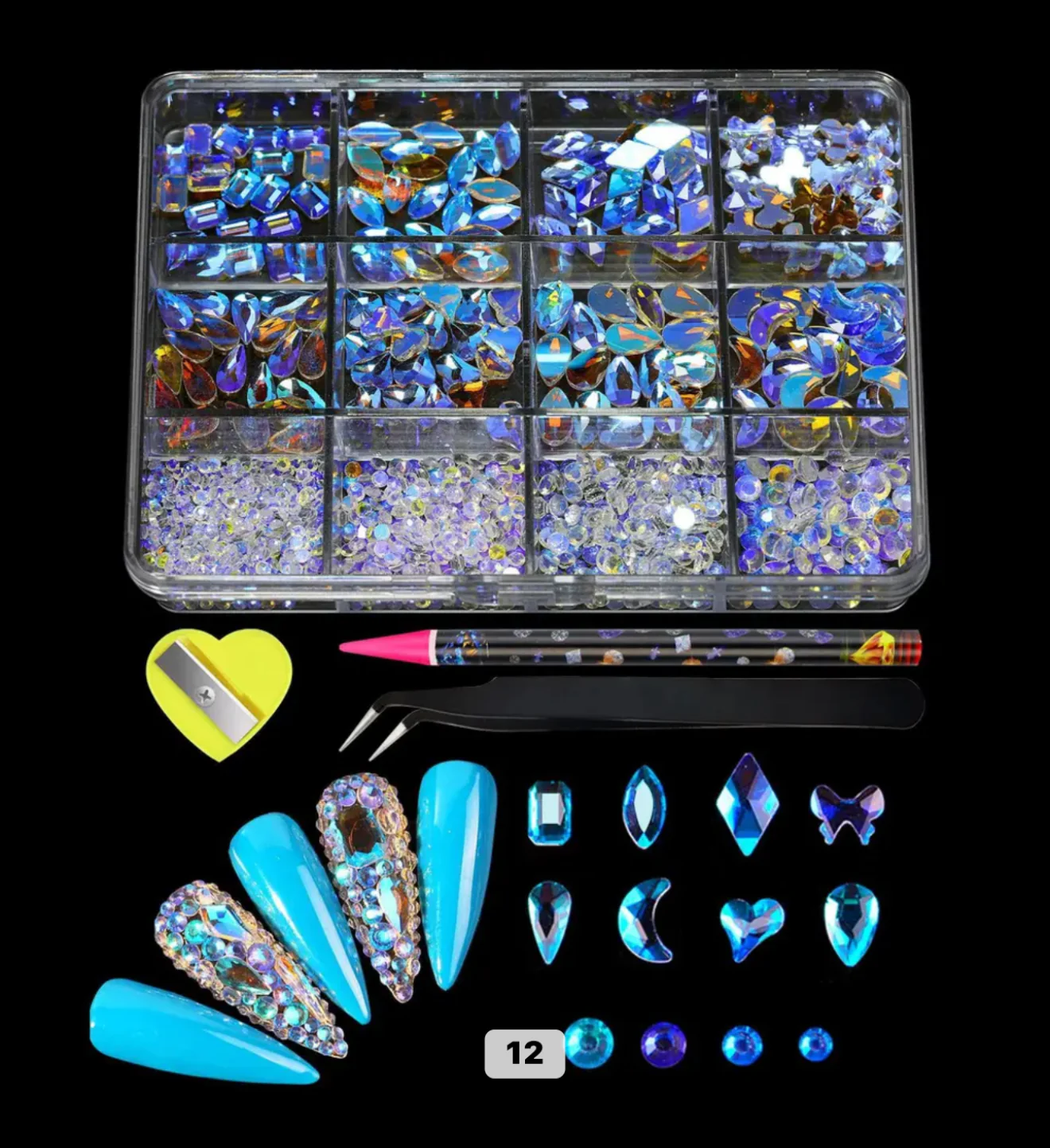 Rhinestone Diamond Pack with Wax Pencil & Tools - Image 11